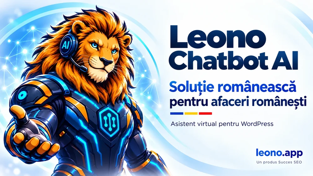 Ilustrație pentru articolul: Leono AI Chat Bot: comunicat de presă despre lansare