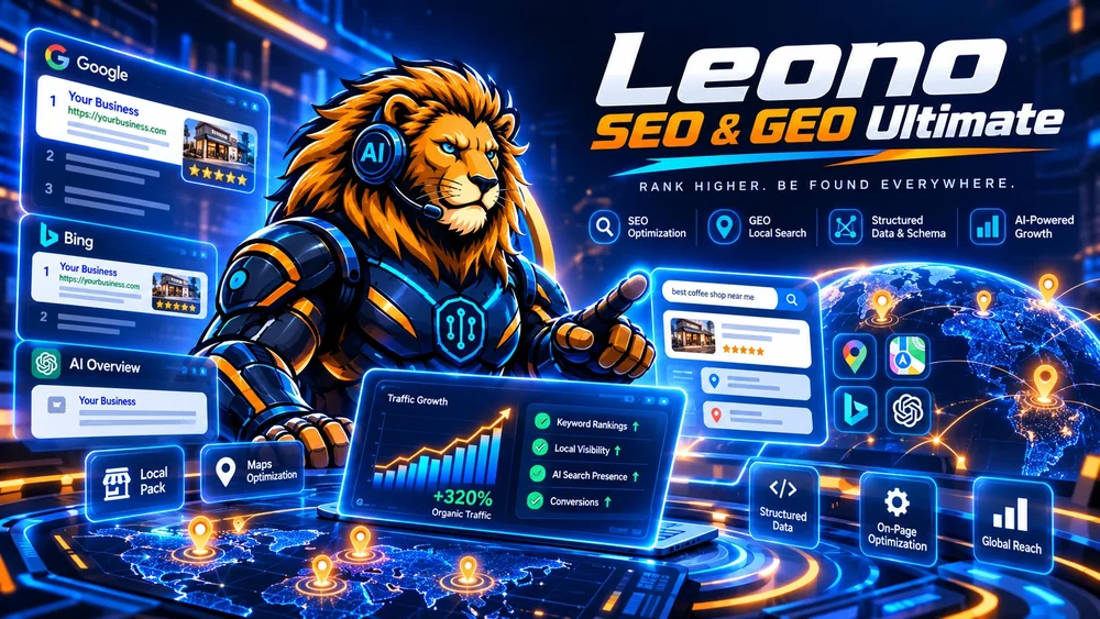 Leono SEO & GEO Ultimate: detalii și funcții